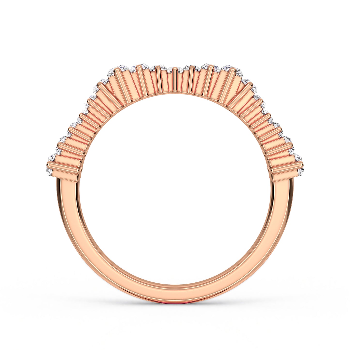 18 KT Gold Lab Grown Diamond Ring for Women