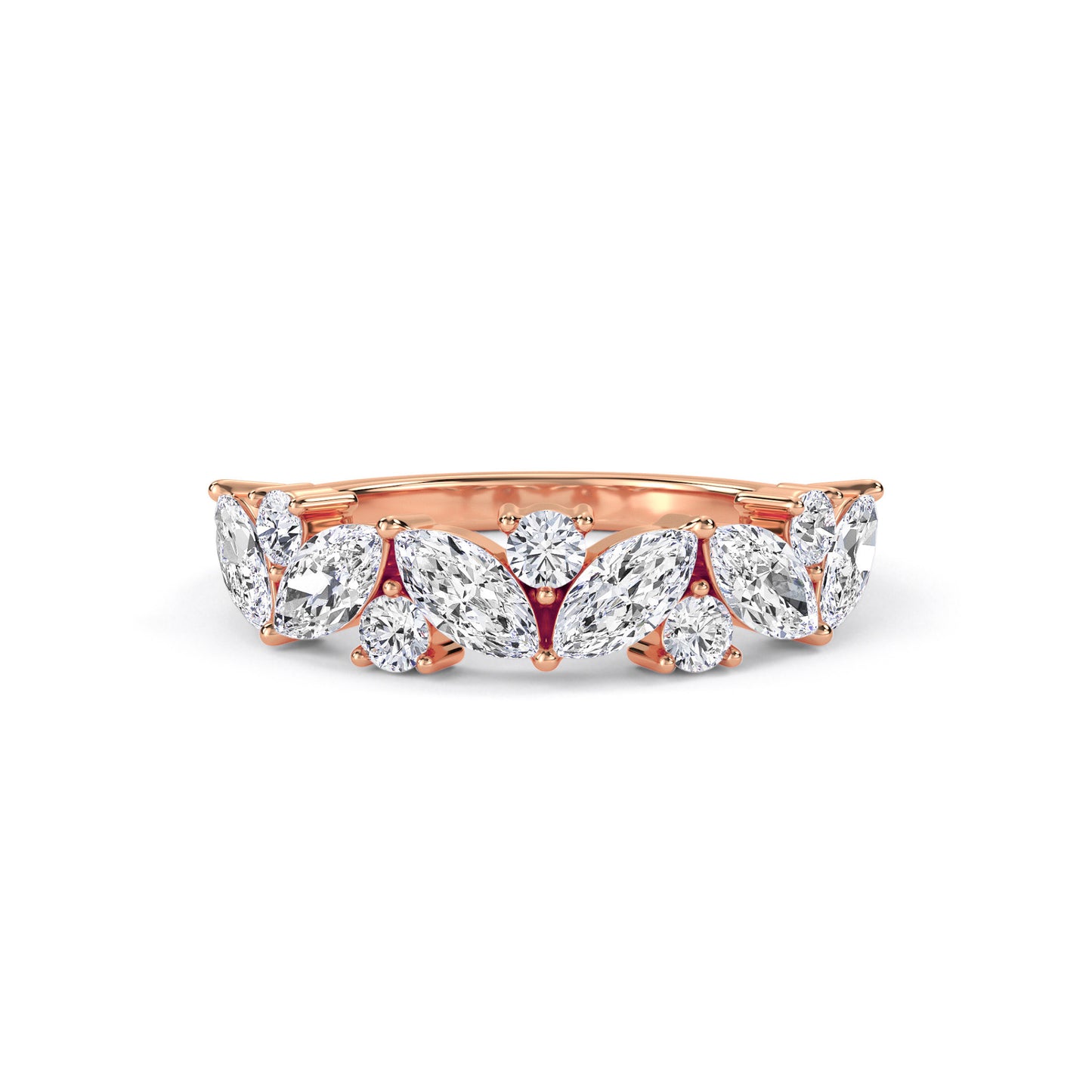 18 KT Gold Lab Grown Diamond Ring for Women