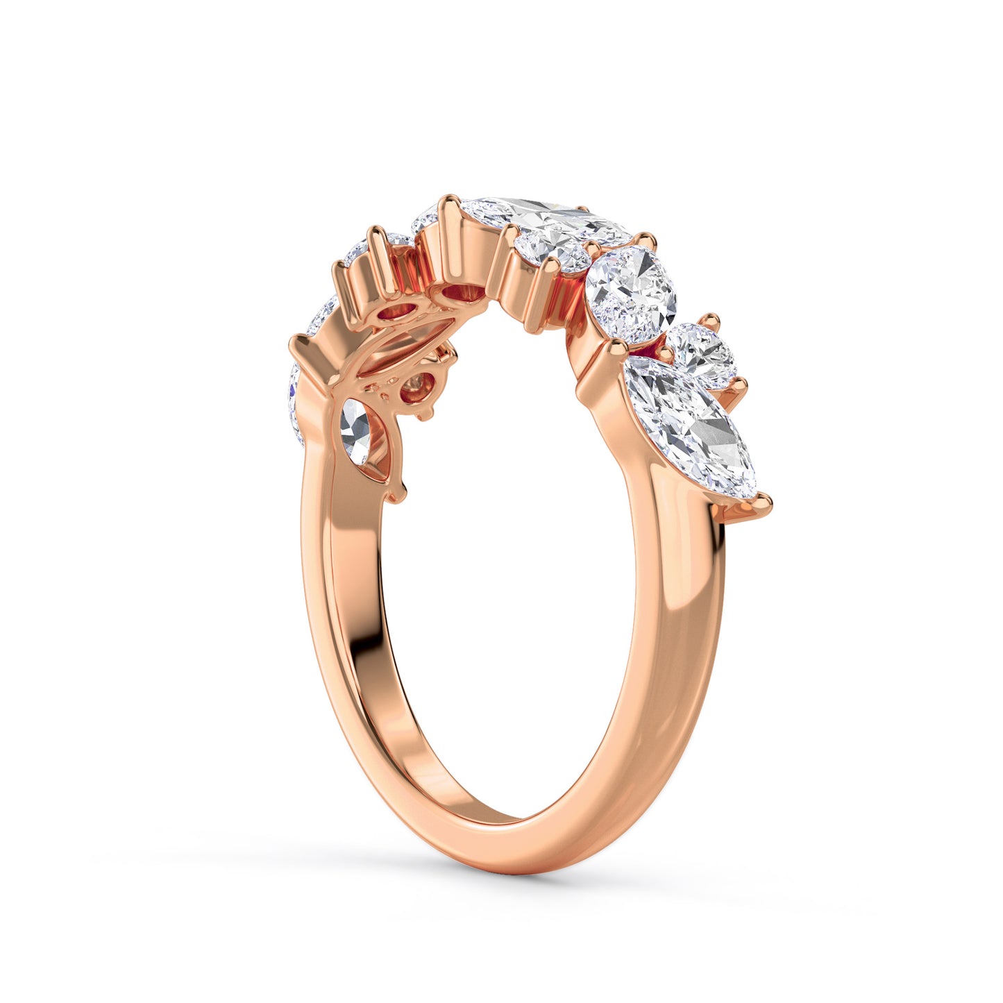 18 KT Gold Lab Grown Diamond Ring for Women