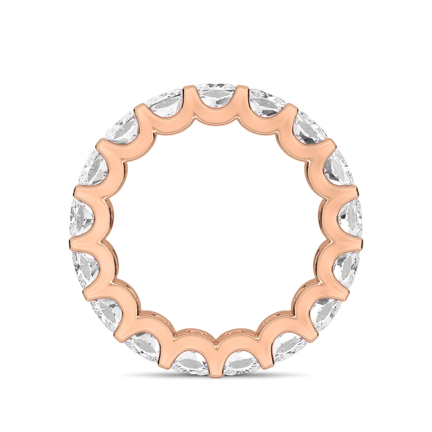 18 KT Gold Lab Grown Diamond Ring for Women