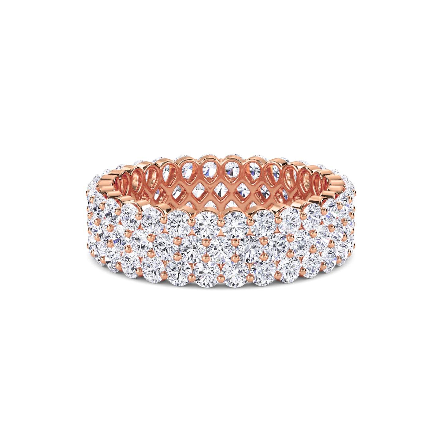 18 KT Gold Lab Grown Diamond Ring for Women