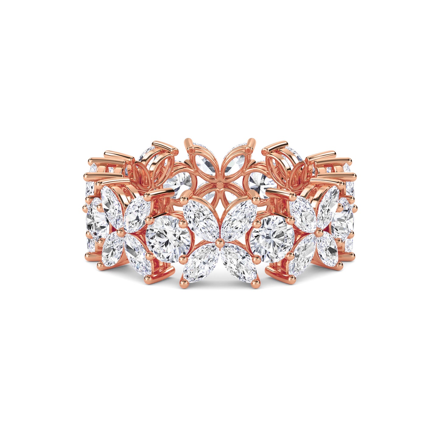 18 KT Gold Lab Grown Diamond Ring for Women