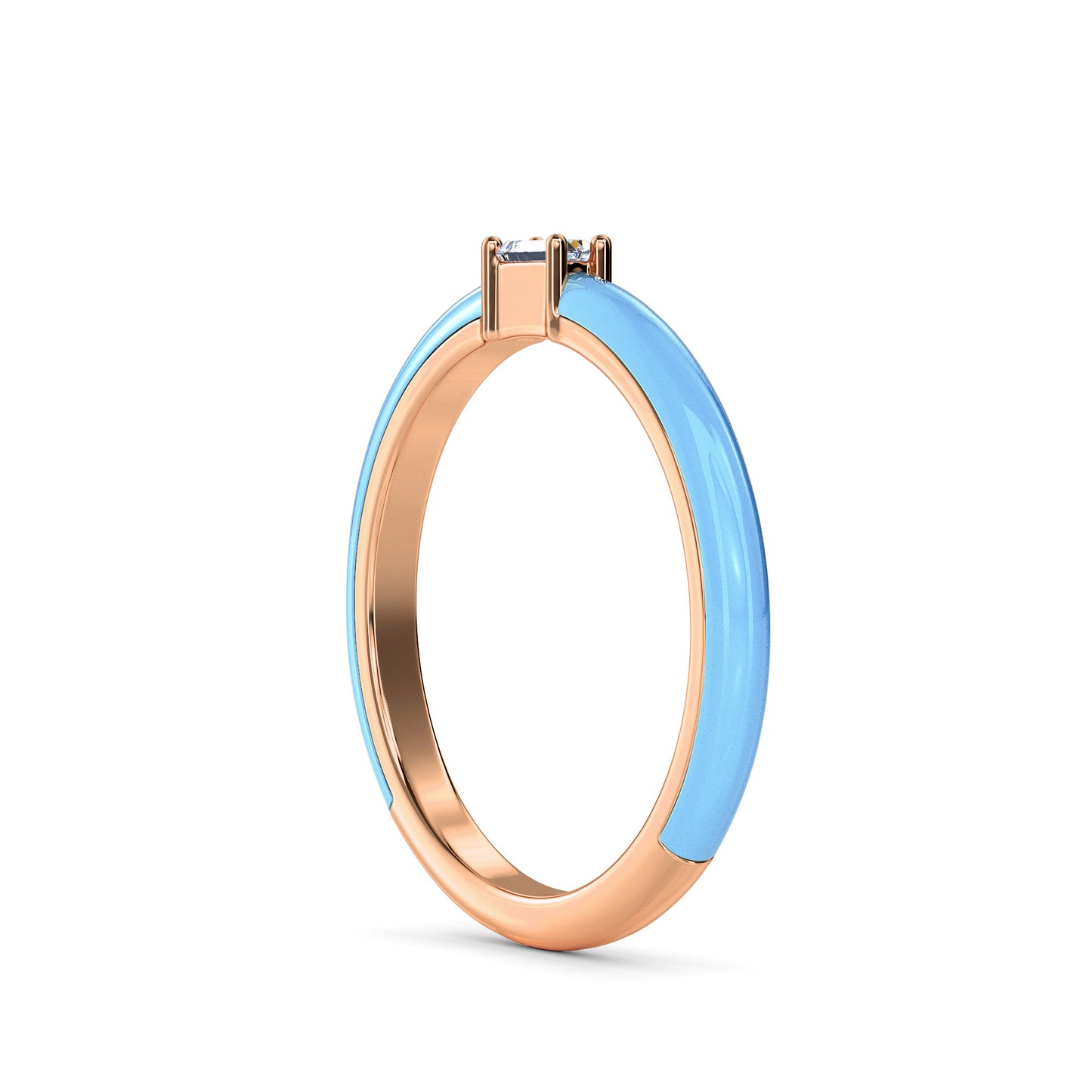 18 KT Gold Lab Grown Diamond Ring for Women