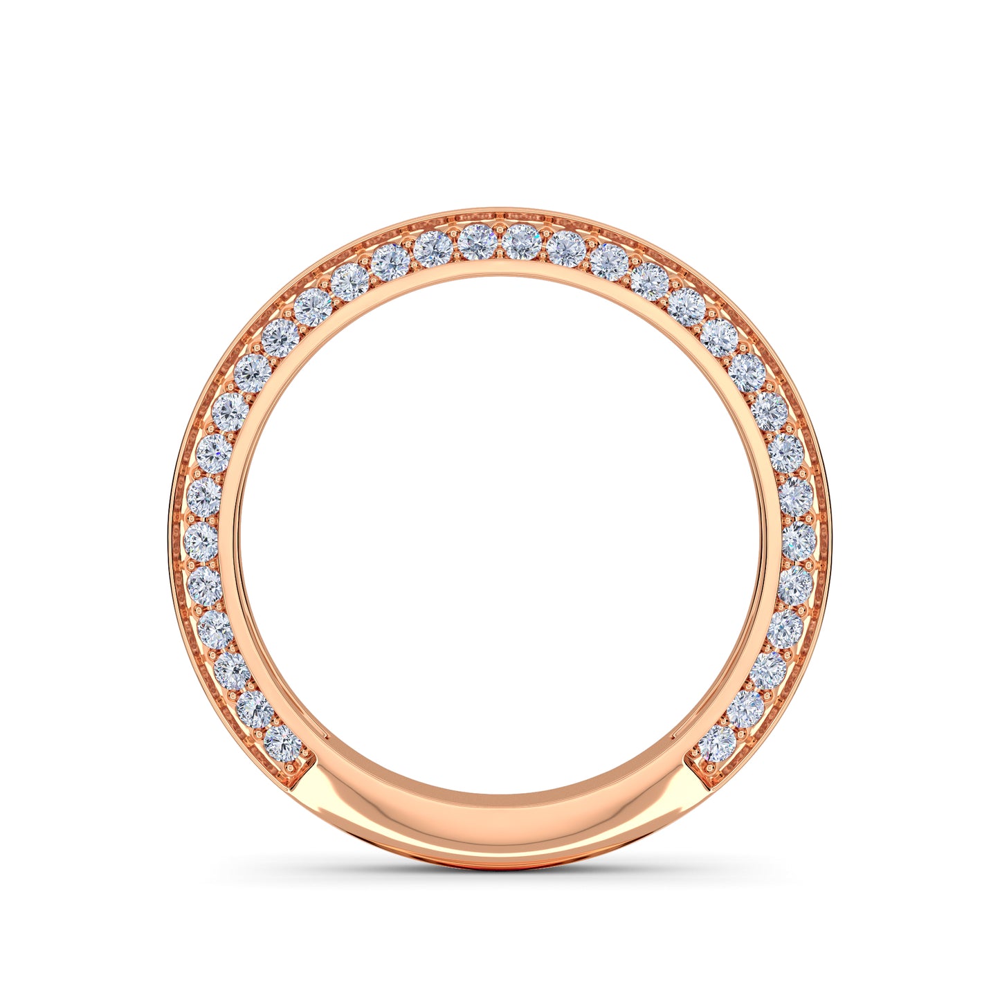 18 KT Gold Lab Grown Diamond Ring for Women