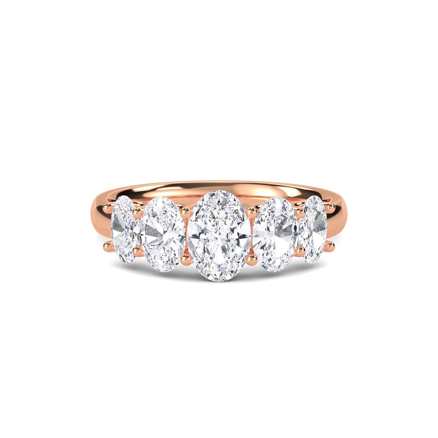 18 KT Gold Lab Grown Diamond Ring for Women