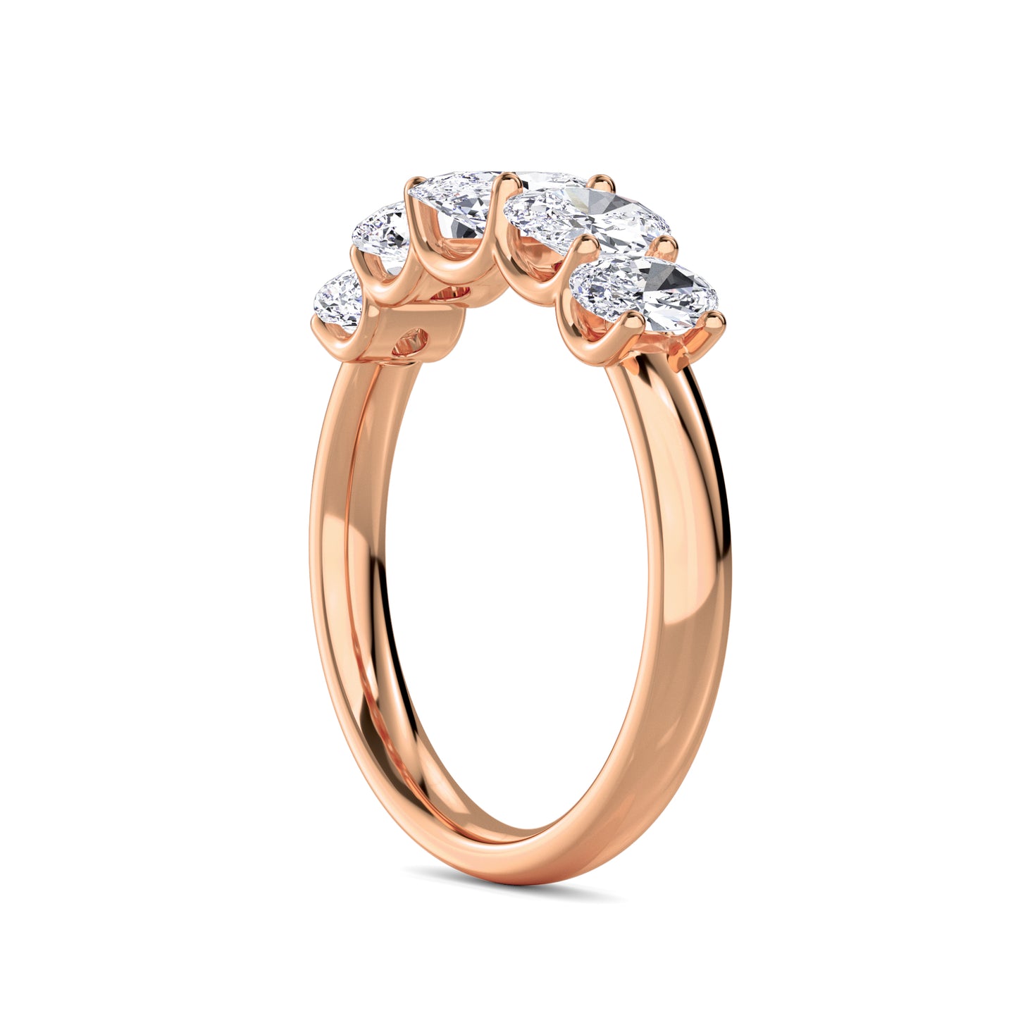 18 KT Gold Lab Grown Diamond Ring for Women