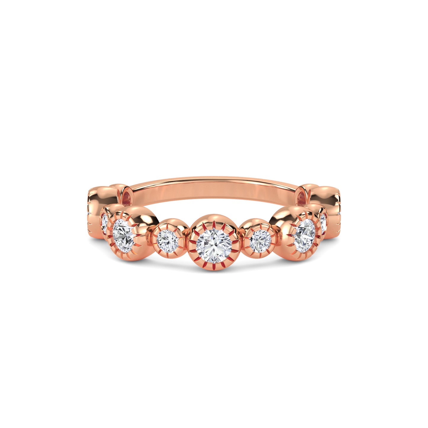 18 KT Gold Lab Grown Diamond Ring for Women