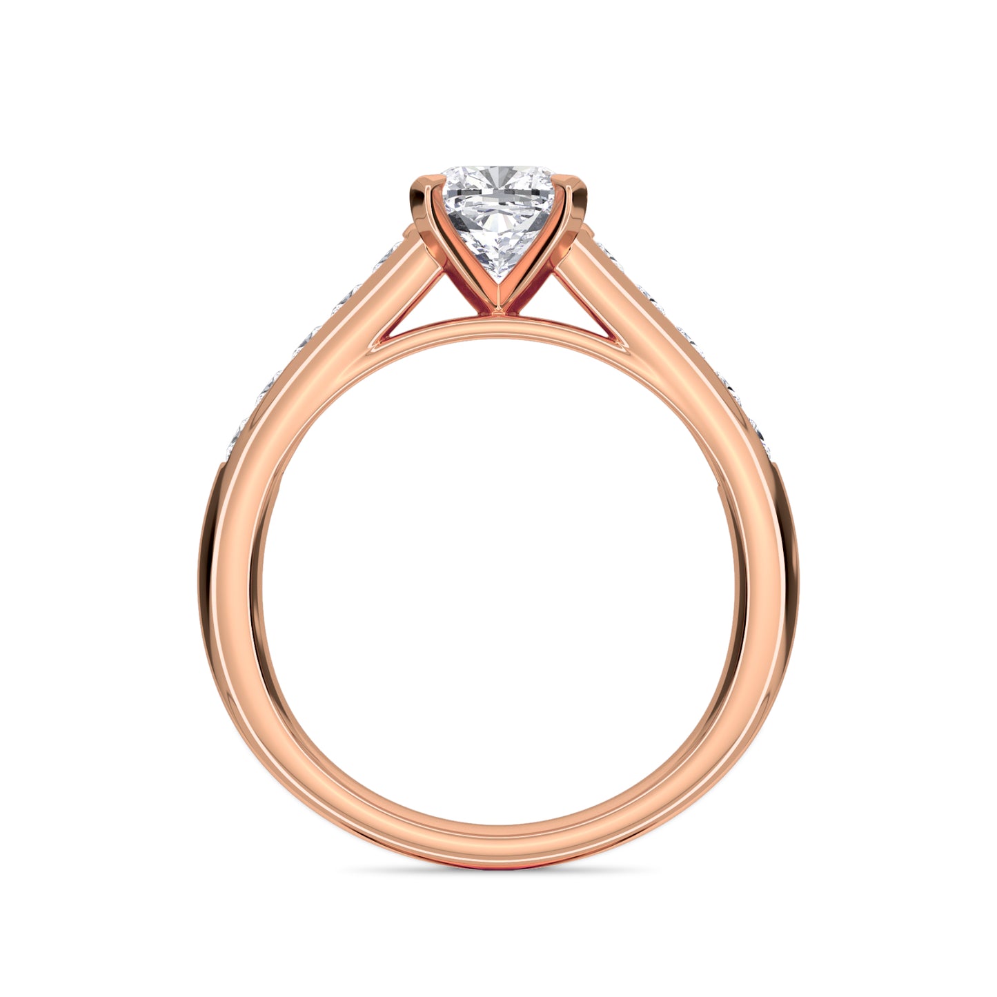 18 KT Gold Lab Grown Diamond Ring for Women