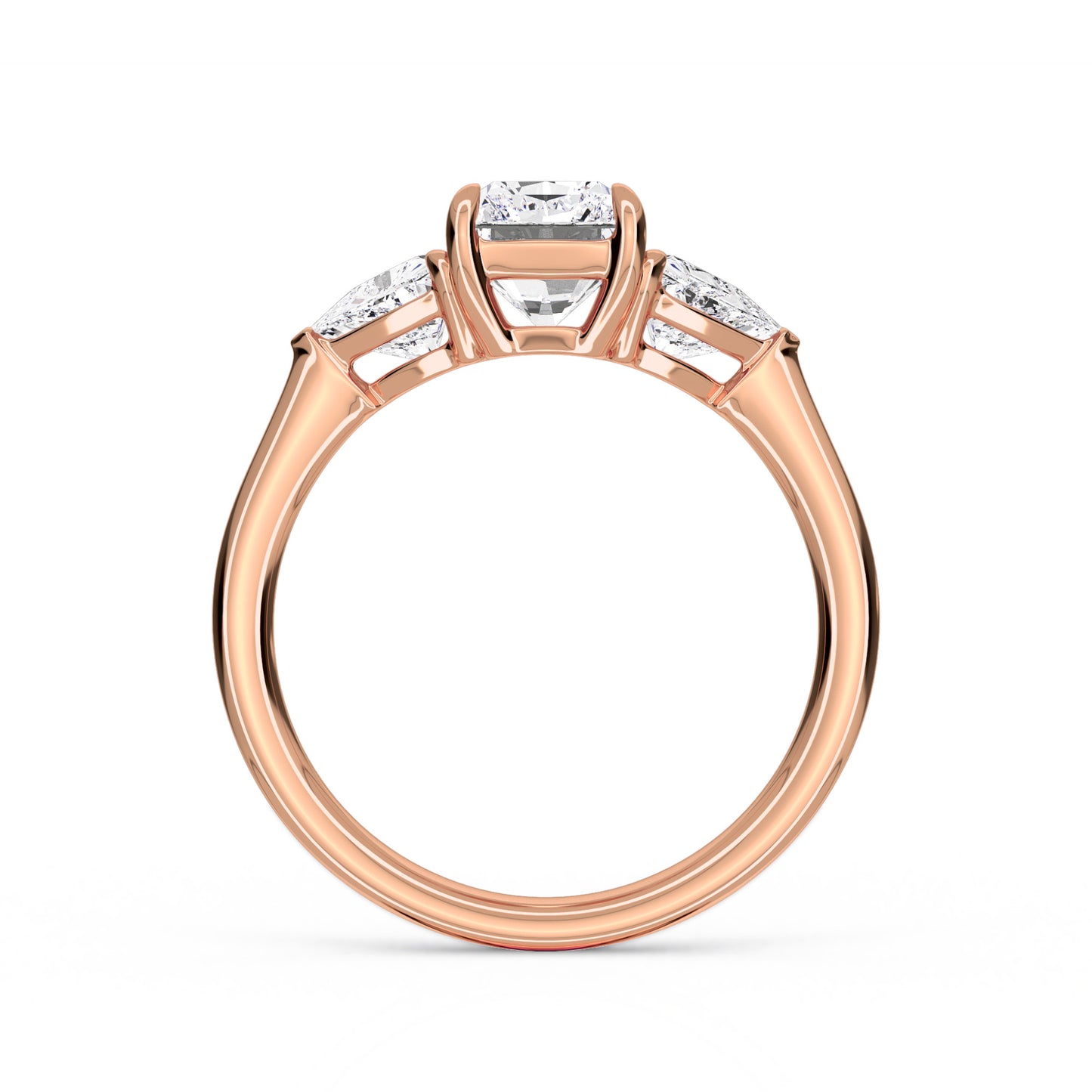 18 KT Gold Lab Grown Diamond Vintage-Inspired Wedding Ring for Women
