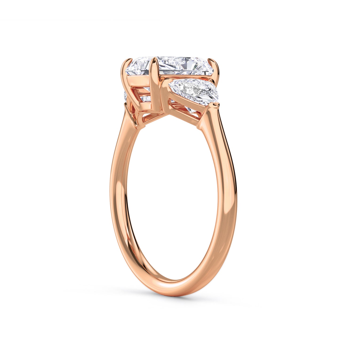 18 KT Gold Lab Grown Diamond Vintage-Inspired Wedding Ring for Women