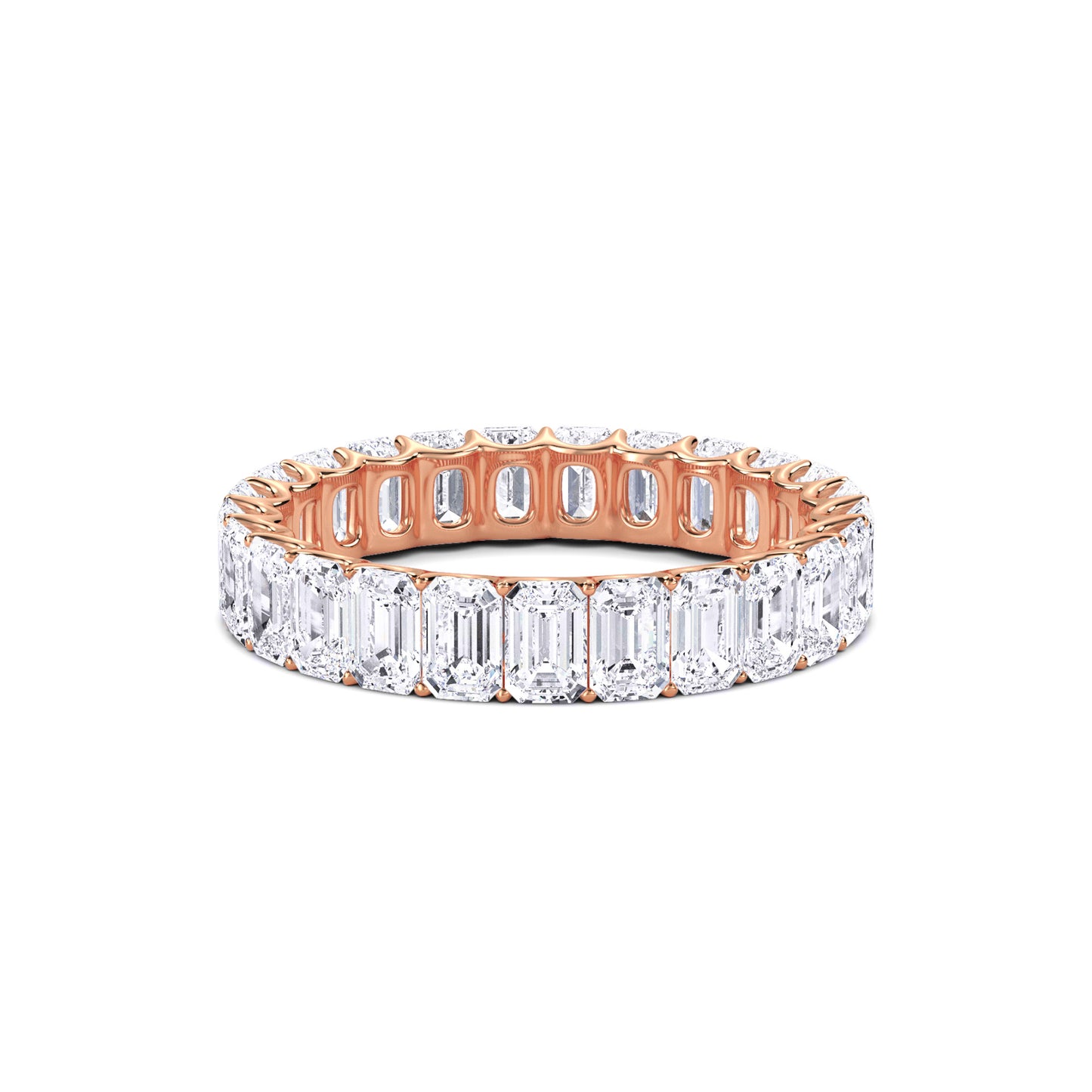 18 KT Gold Lab Grown Diamond Infinite Elegance Ring for Women