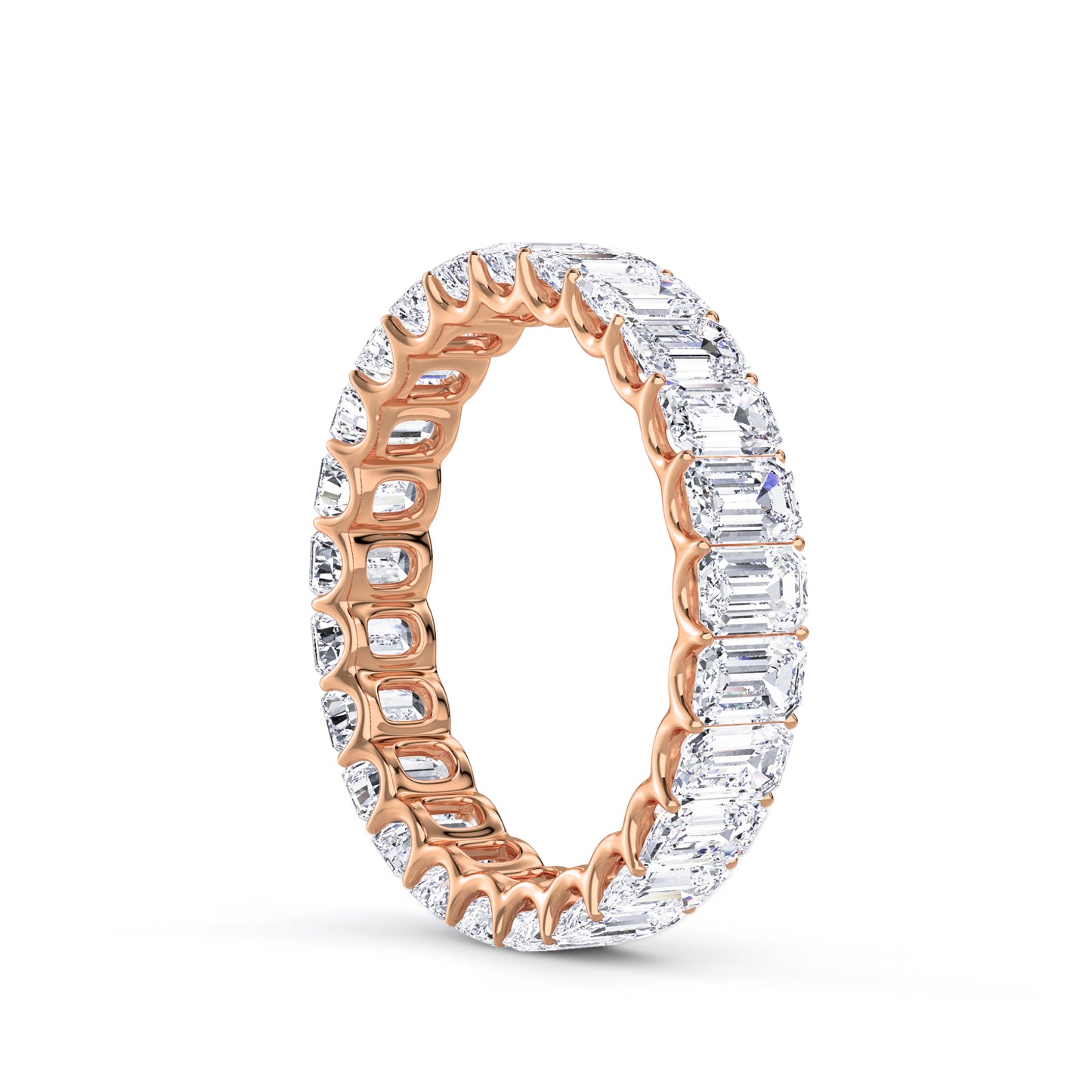 18 KT Gold Lab Grown Diamond Infinite Elegance Ring for Women
