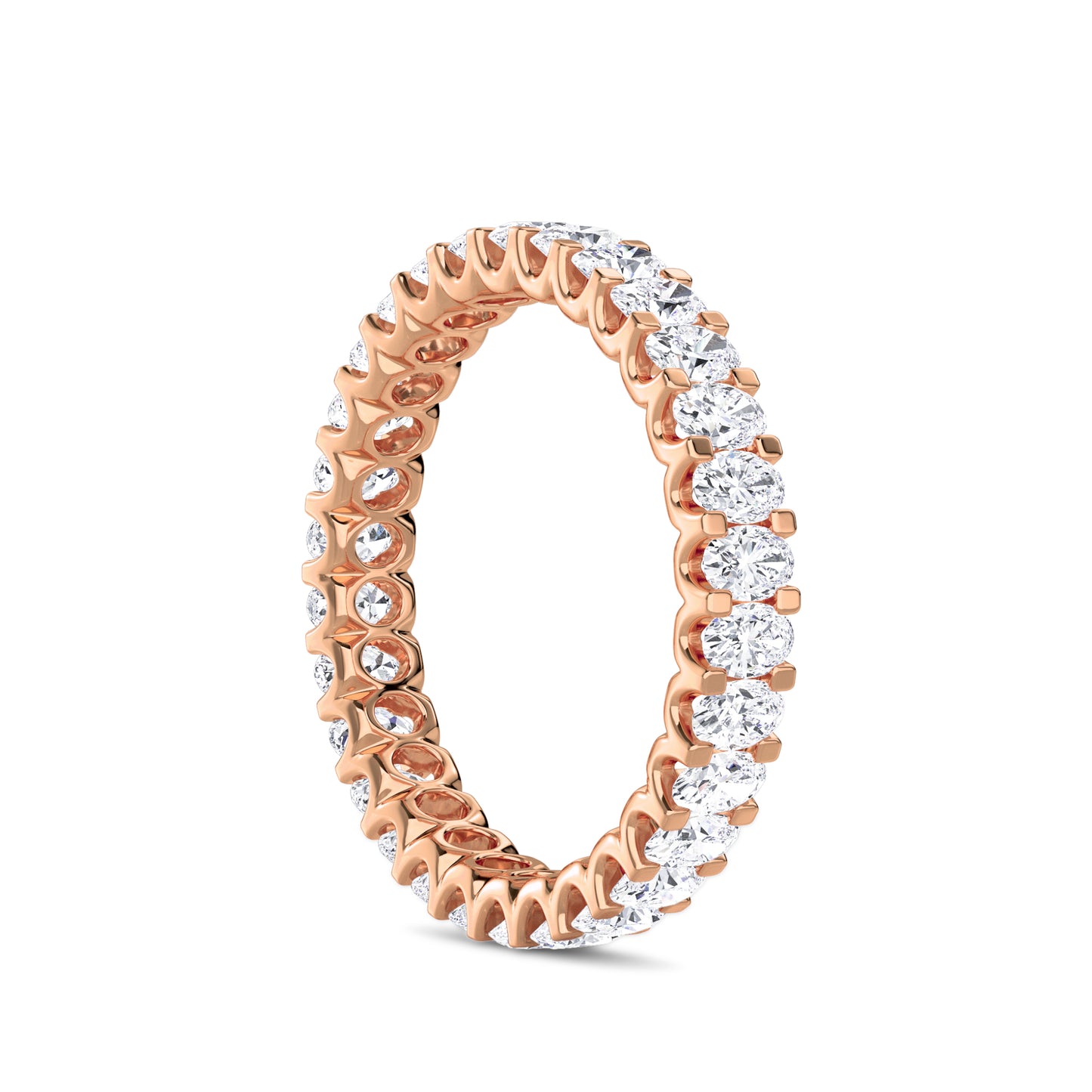 18 KT Gold Lab Grown Diamond Ring for Women