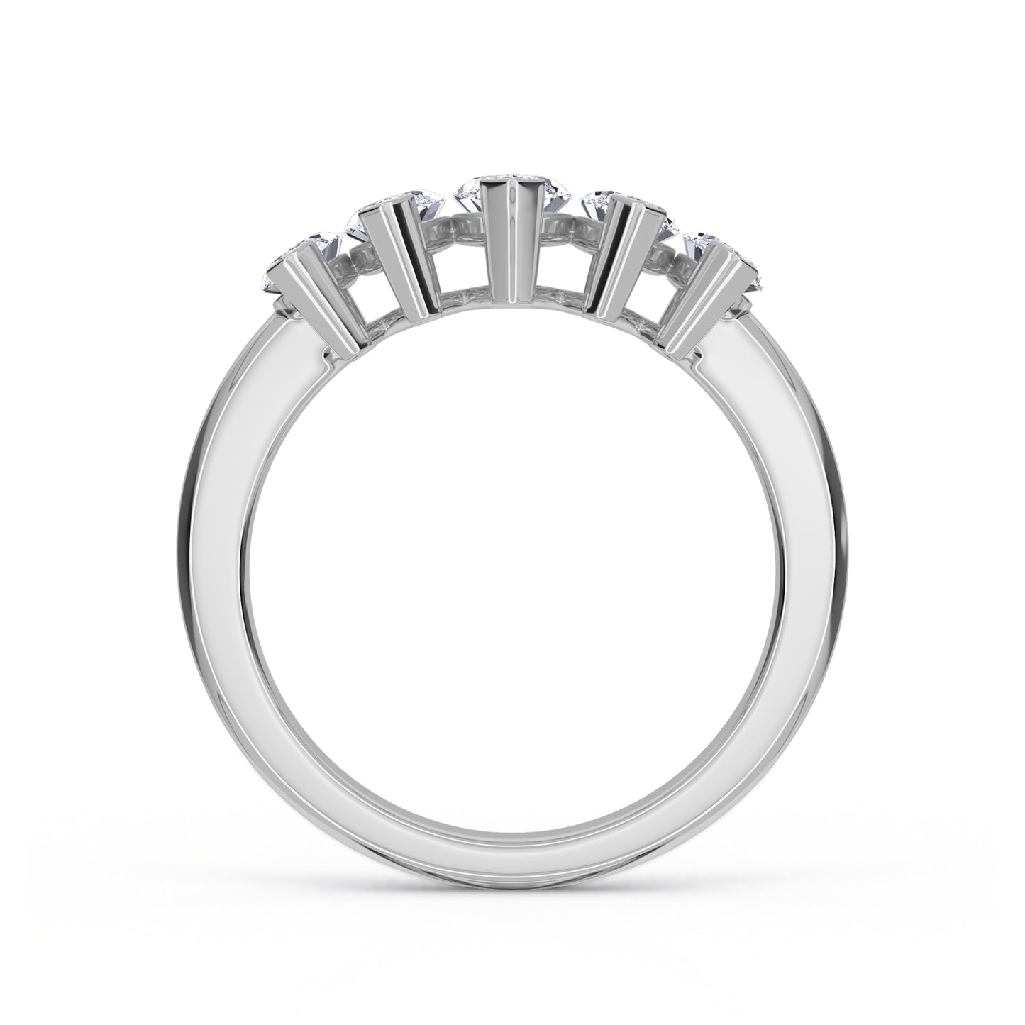 18 KT Gold Lab Grown Diamond Ring for Women