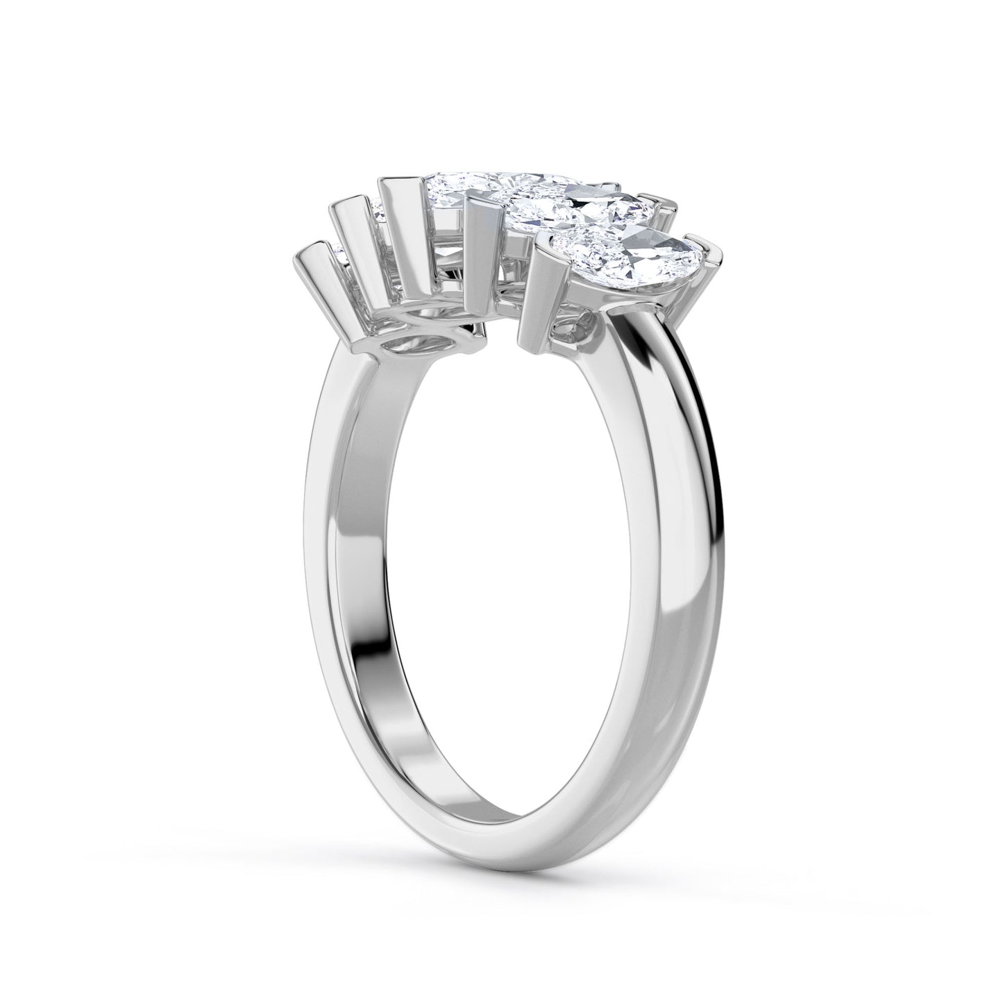 18 KT Gold Lab Grown Diamond Ring for Women