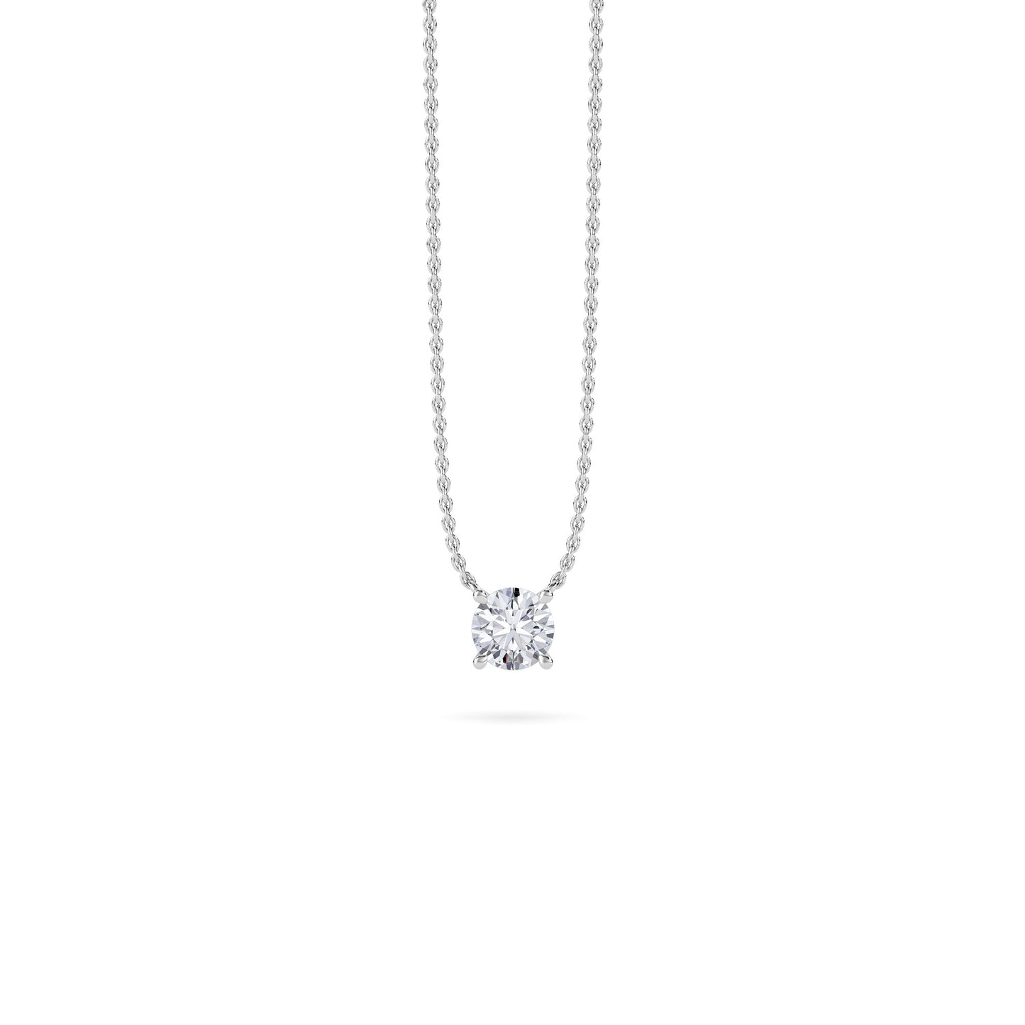 18 KT Gold Lab Grown Diamond Pendant