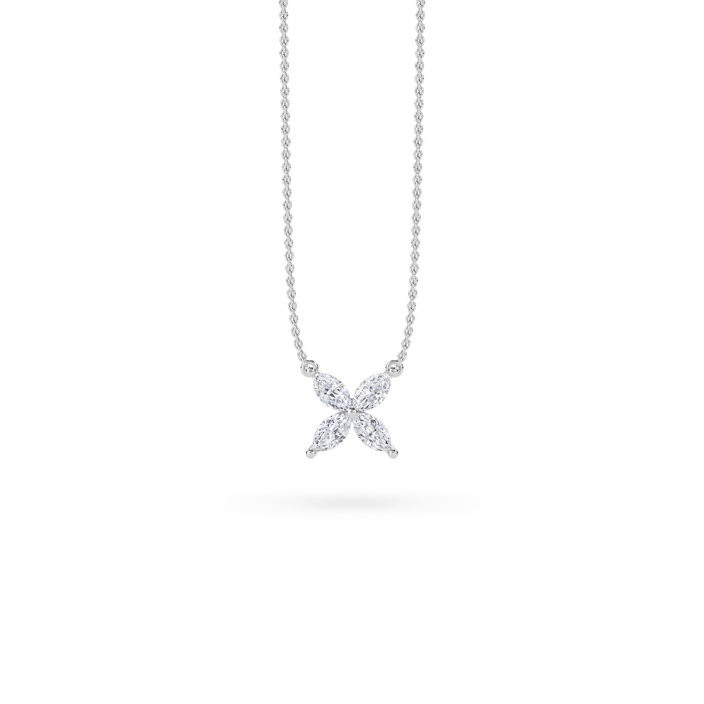 18 KT Gold Lab Grown Diamond Pendant