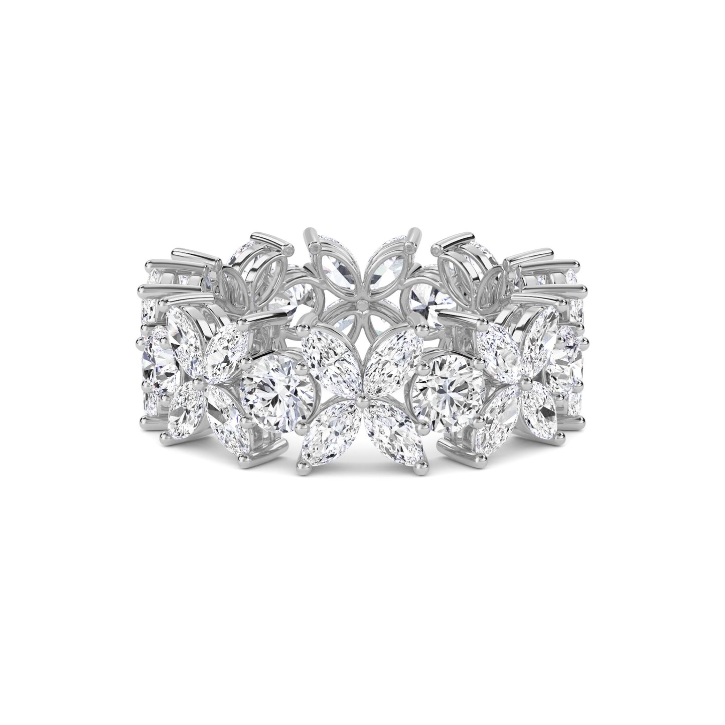 18 KT Gold Lab Grown Diamond Ring for Women