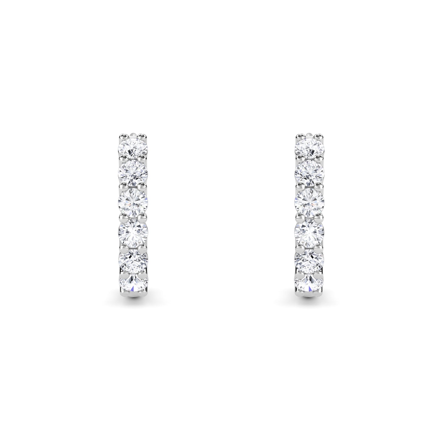 18 Kt Gold Lab Grown Diamond Hoop & Huggie Earrings