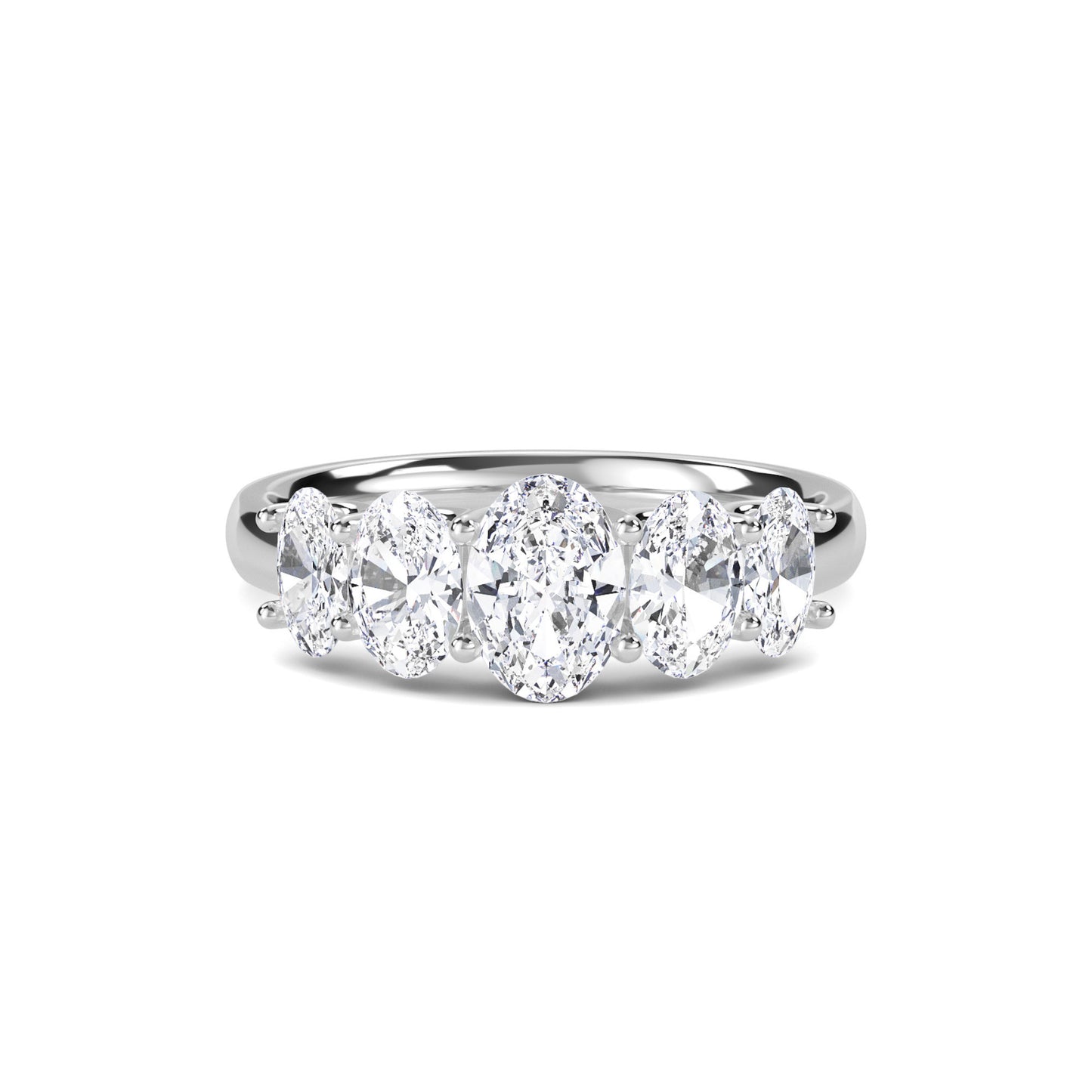 18 KT Gold Lab Grown Diamond Ring for Women