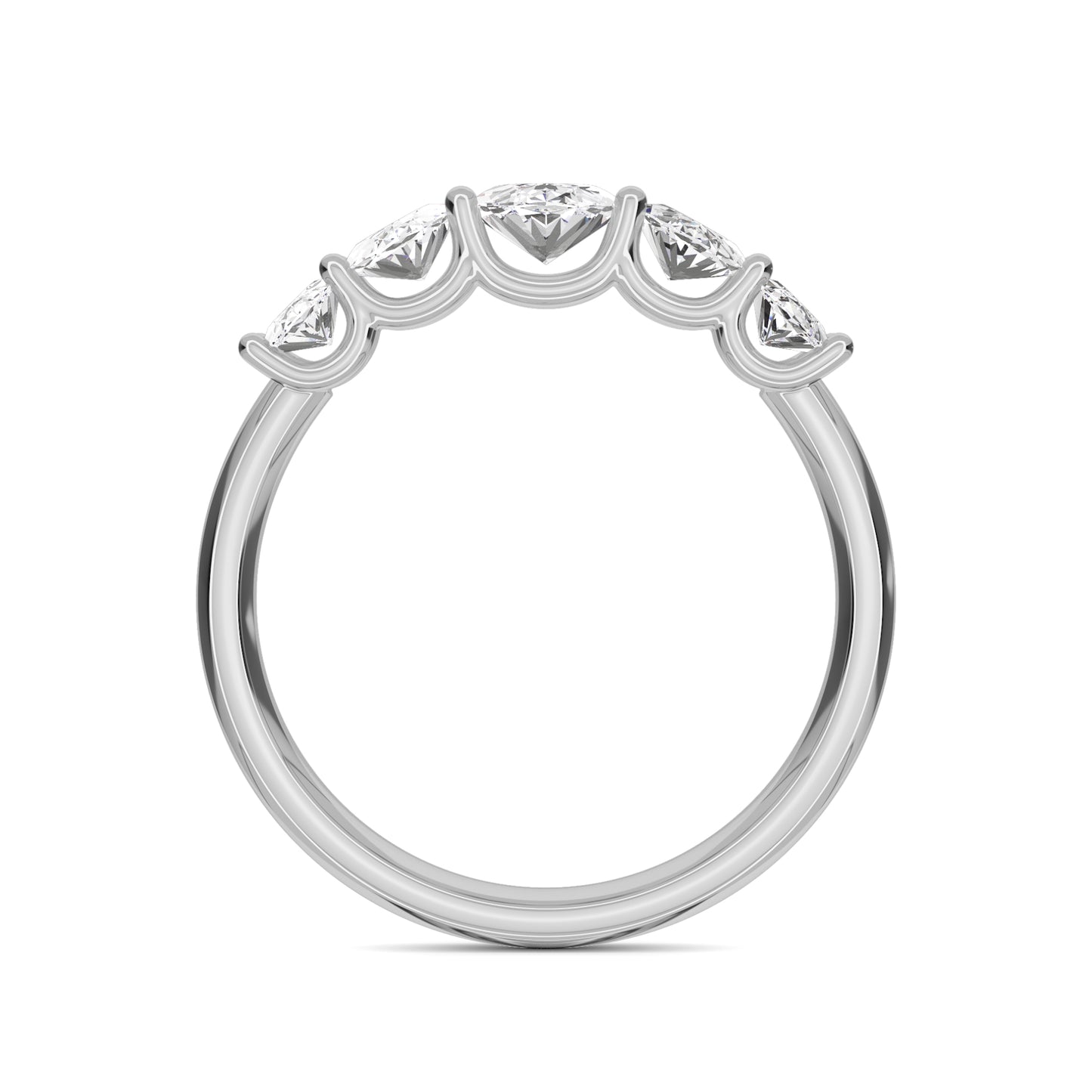 18 KT Gold Lab Grown Diamond Ring for Women
