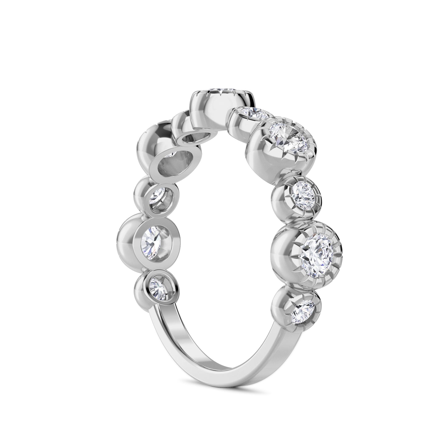18 KT Gold Lab Grown Diamond Ring for Women