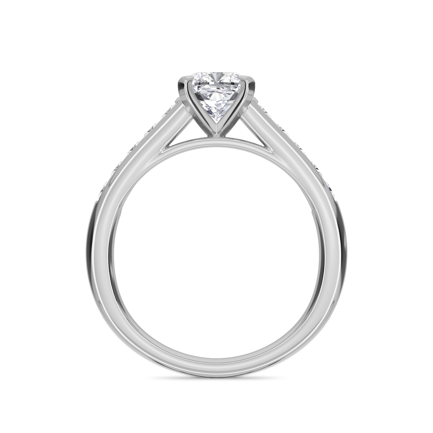 18 KT Gold Lab Grown Diamond Ring for Women