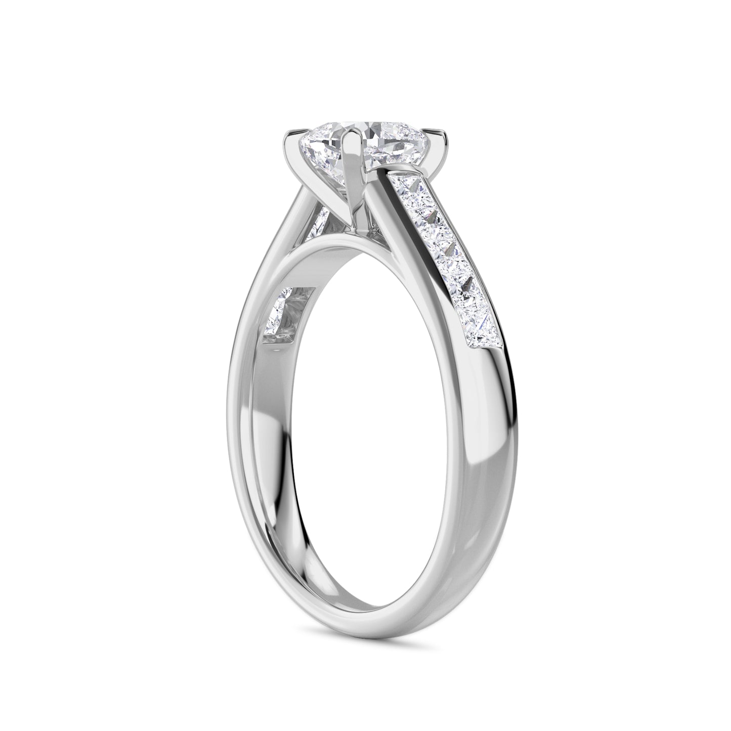 18 KT Gold Lab Grown Diamond Ring for Women