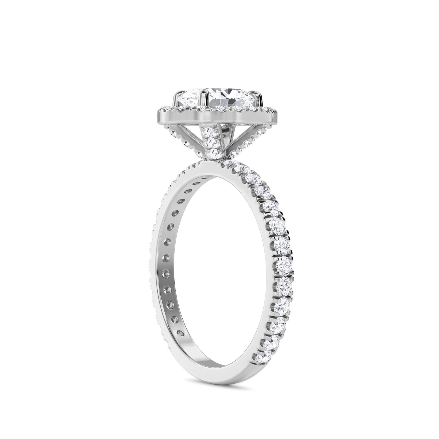 18 KT Gold Lab Grown Diamond Timeless Solitaire Wedding Ring for Women