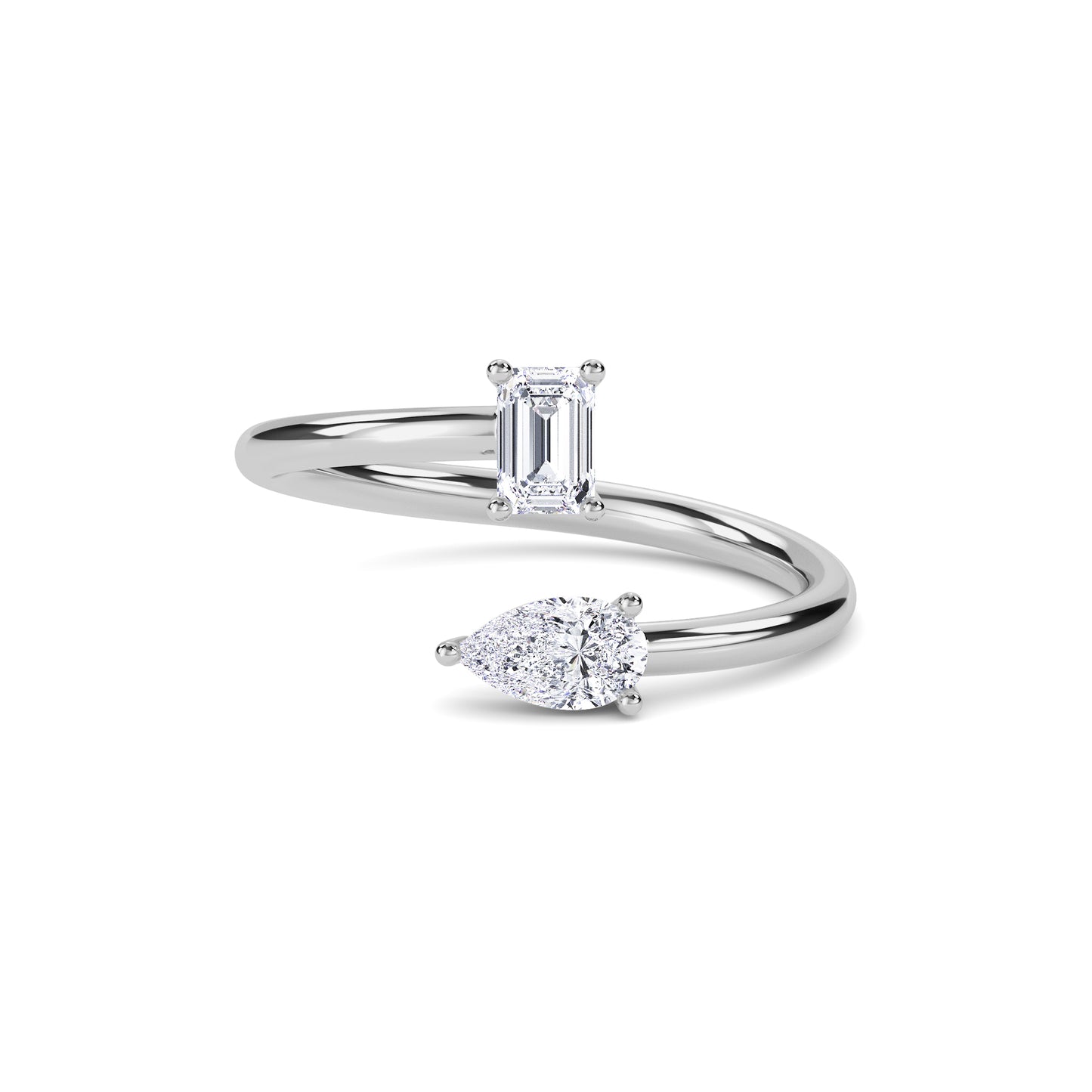 18 KT Gold Lab Grown Diamond Ring for Women