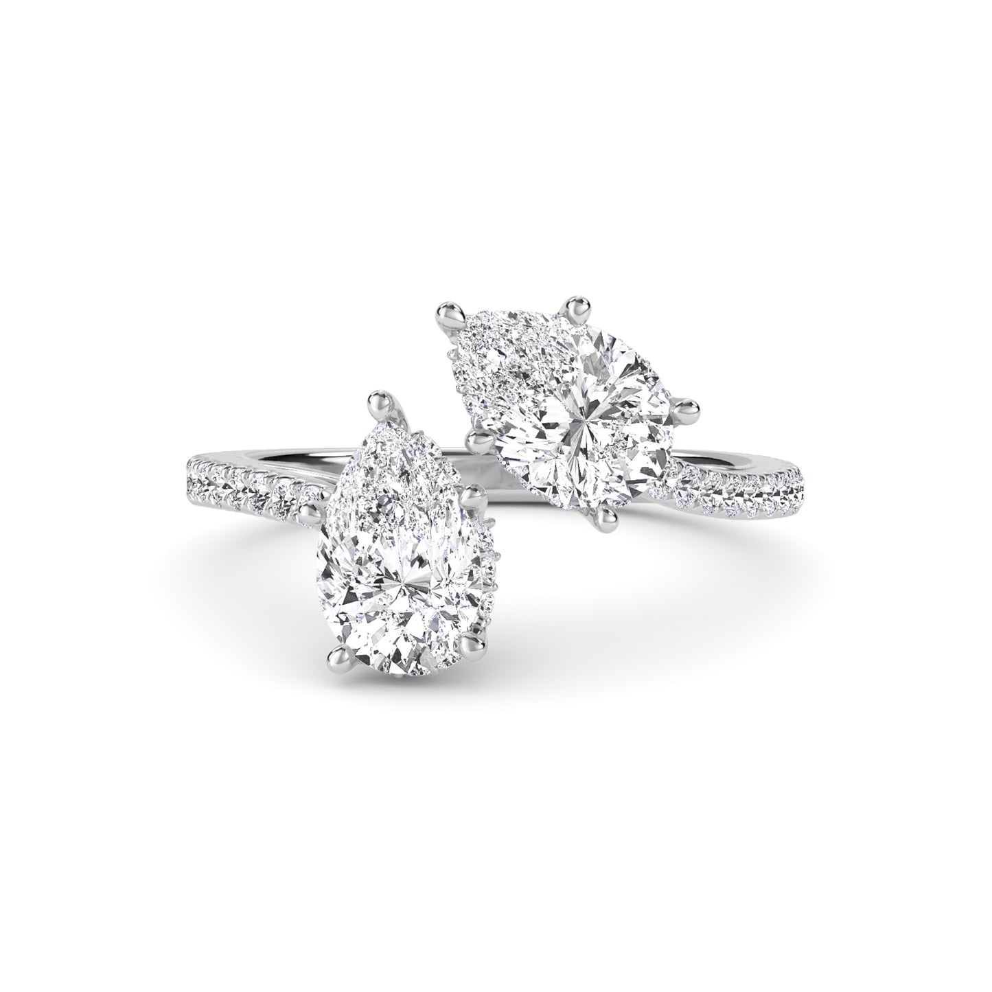 18 KT Gold Lab Grown Diamond Ring for Women
