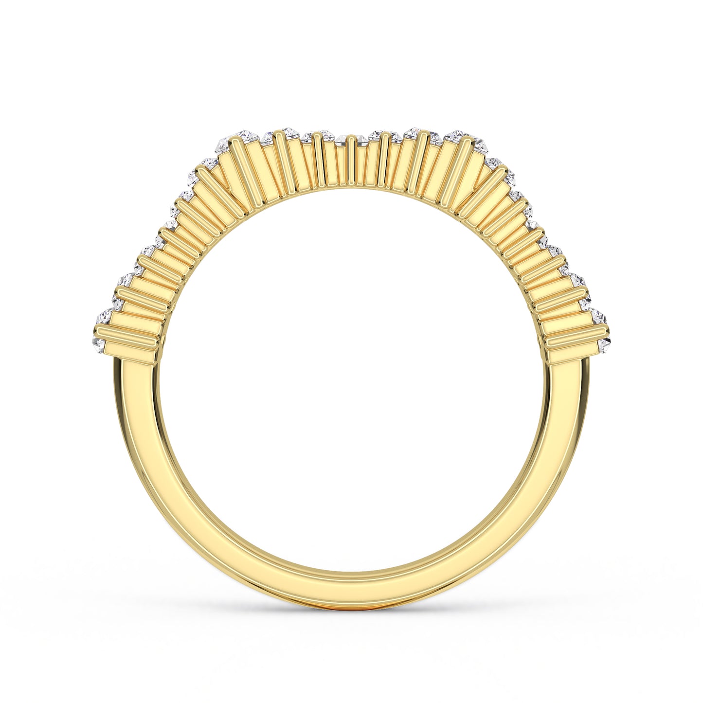 18 KT Gold Lab Grown Diamond Ring for Women