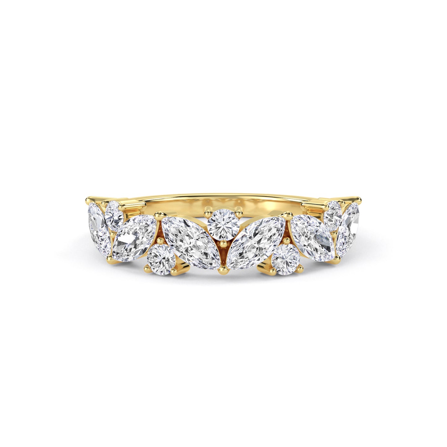 18 KT Gold Lab Grown Diamond Ring for Women