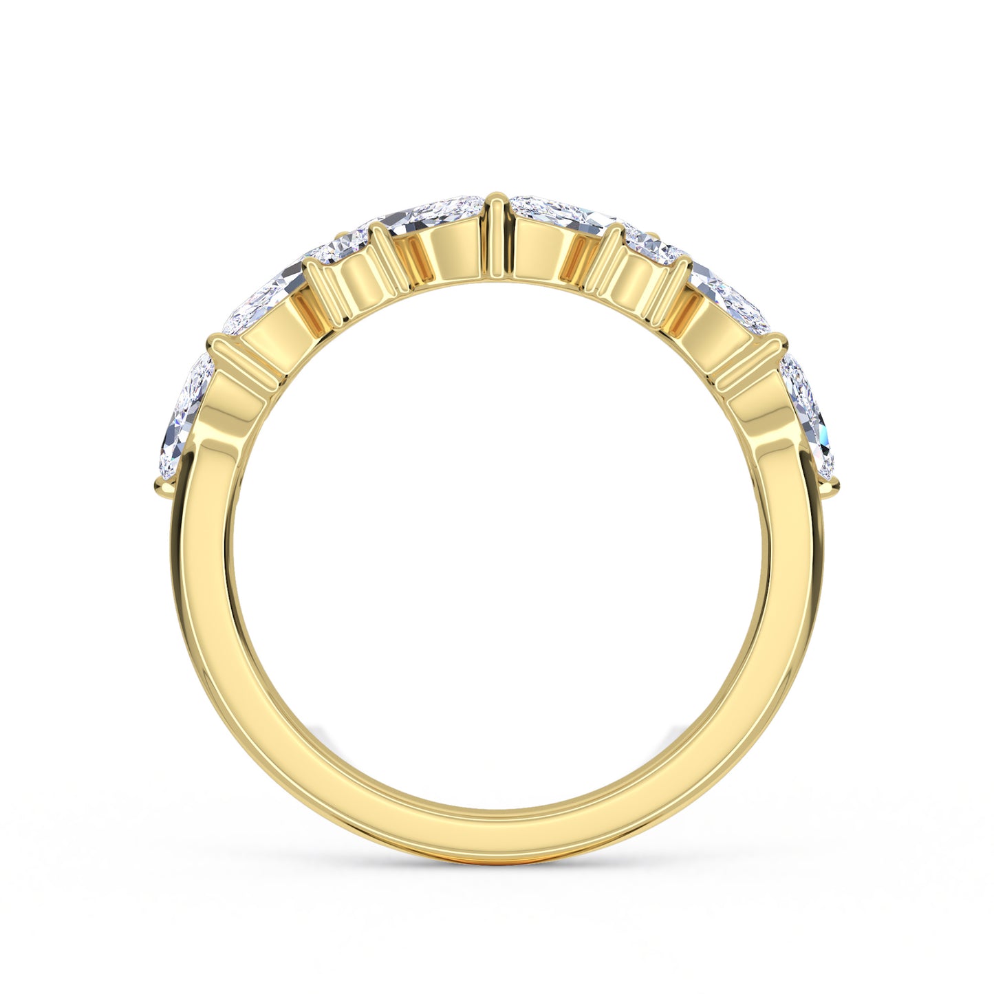 18 KT Gold Lab Grown Diamond Ring for Women