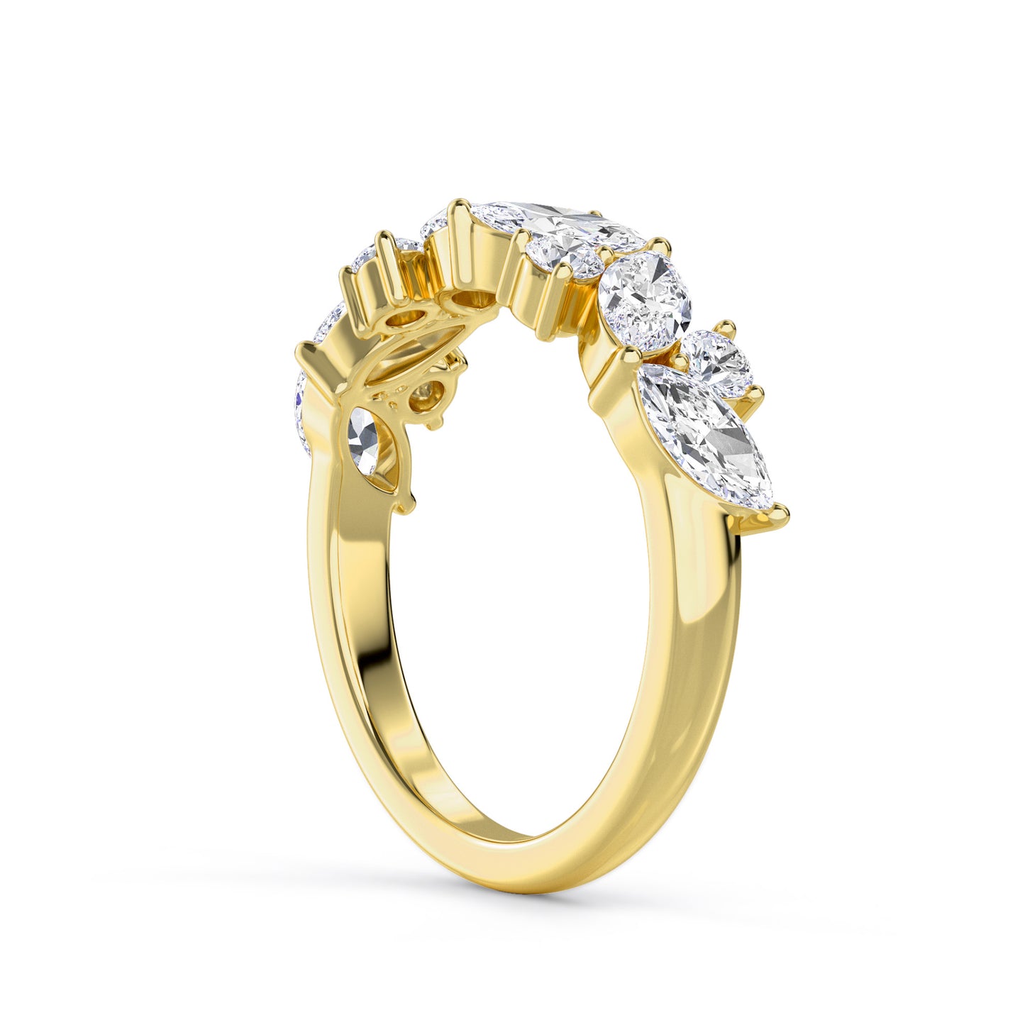 18 KT Gold Lab Grown Diamond Ring for Women