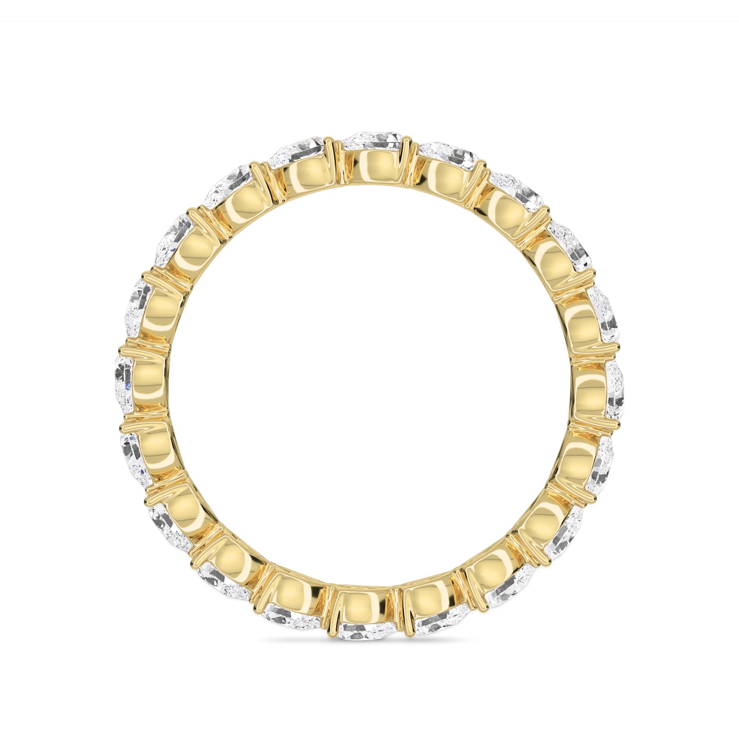 18 KT Gold Lab Grown Diamond Ring for Women