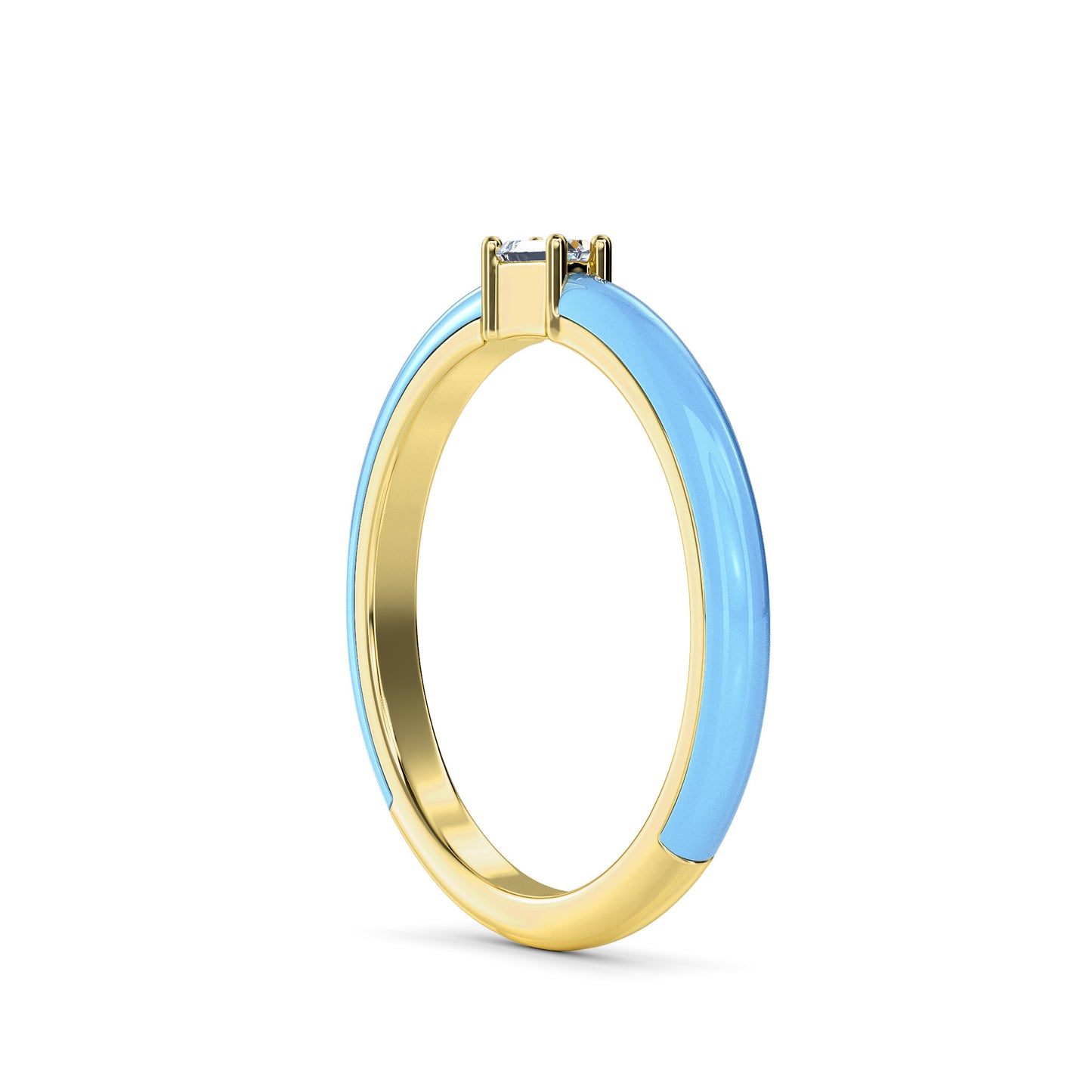 18 KT Gold Lab Grown Diamond Ring for Women