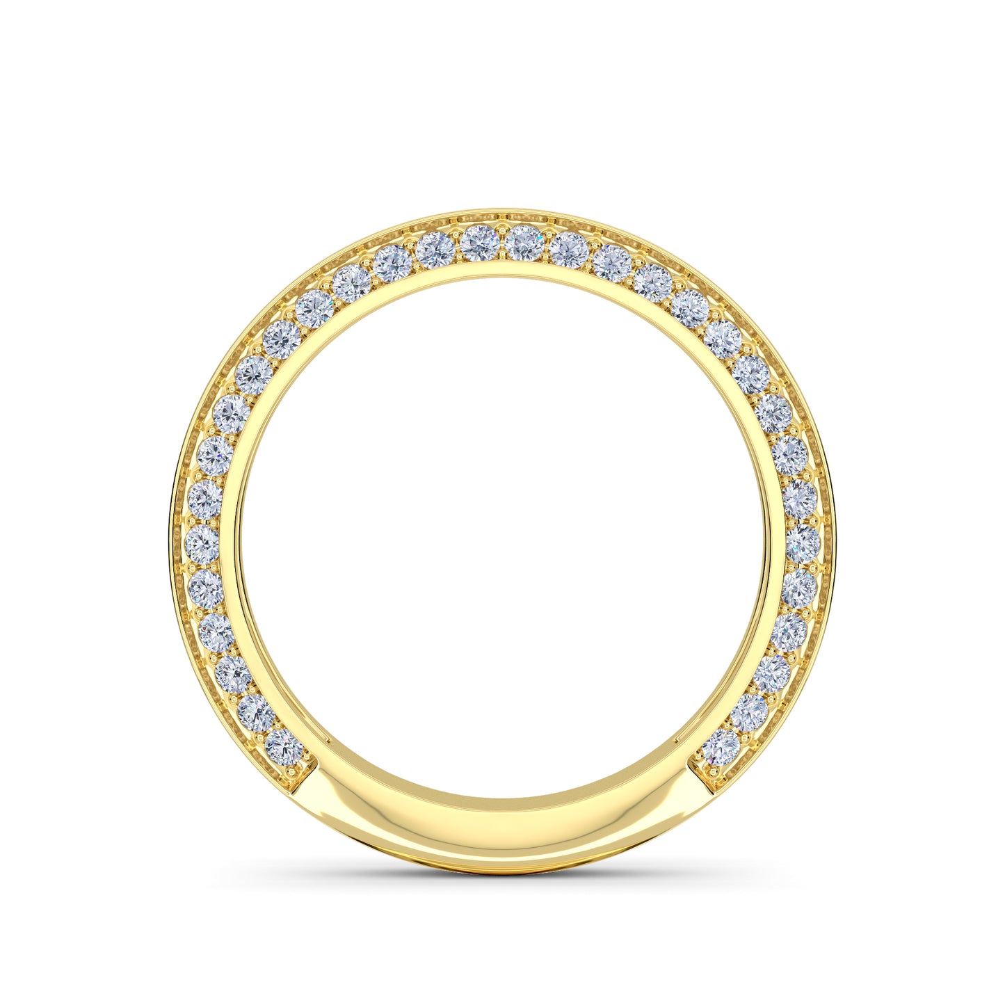 18 KT Gold Lab Grown Diamond Ring for Women