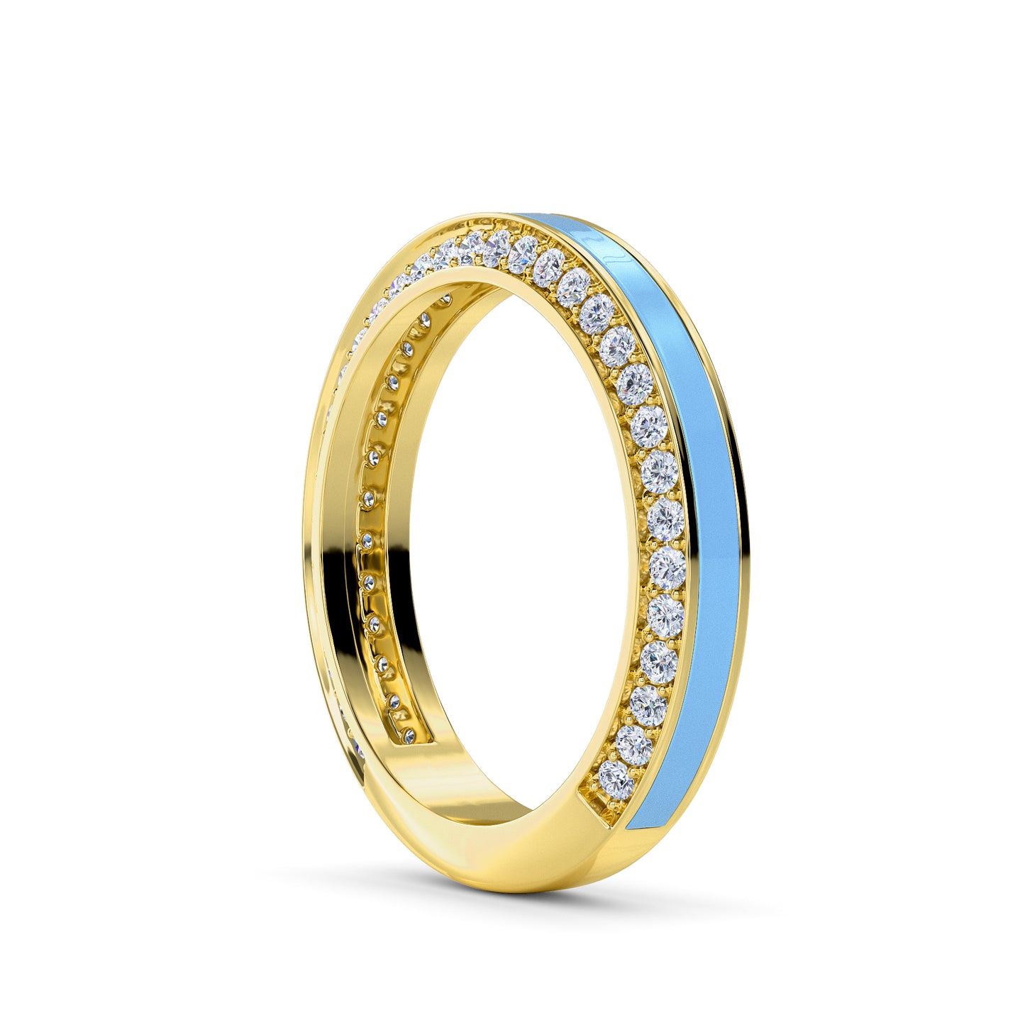 18 KT Gold Lab Grown Diamond Ring for Women