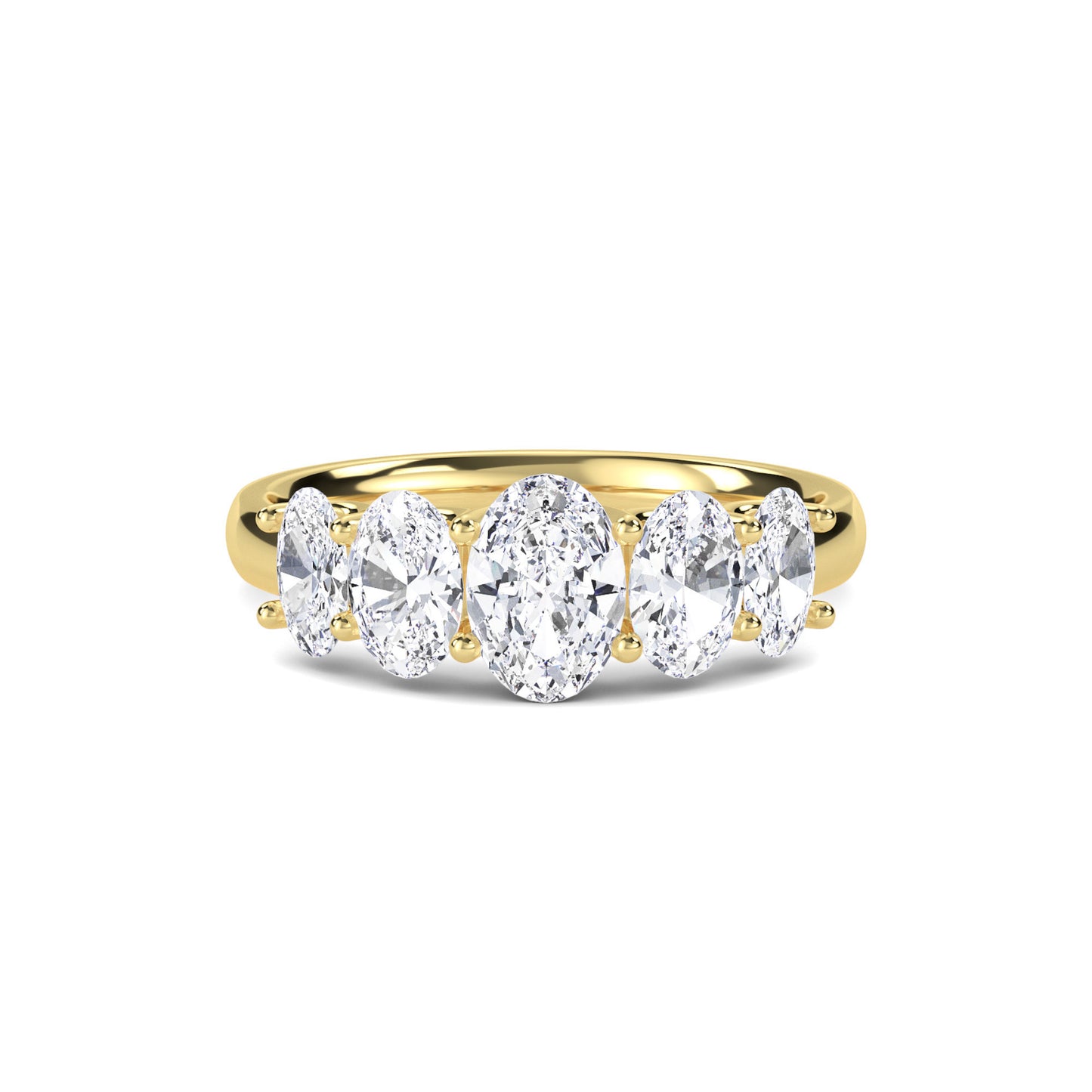 18 KT Gold Lab Grown Diamond Ring for Women