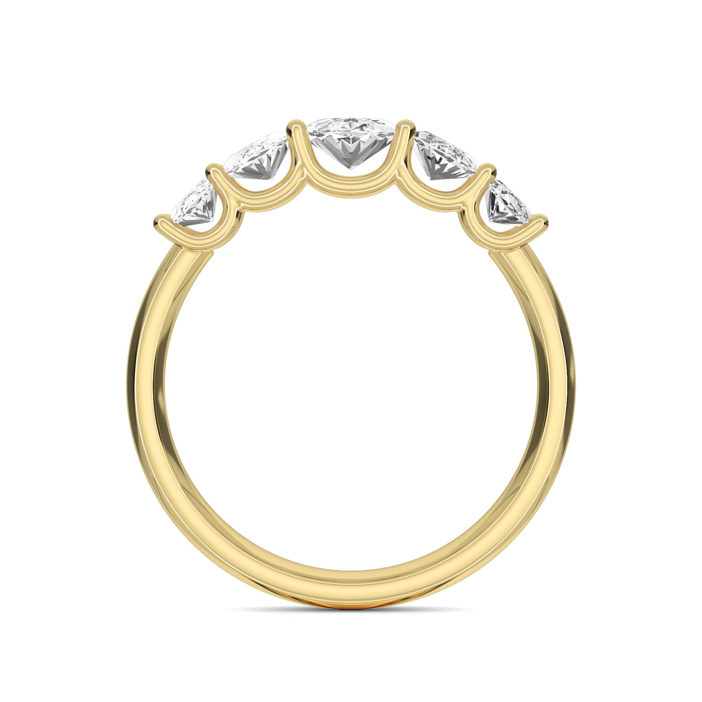 18 KT Gold Lab Grown Diamond Ring for Women