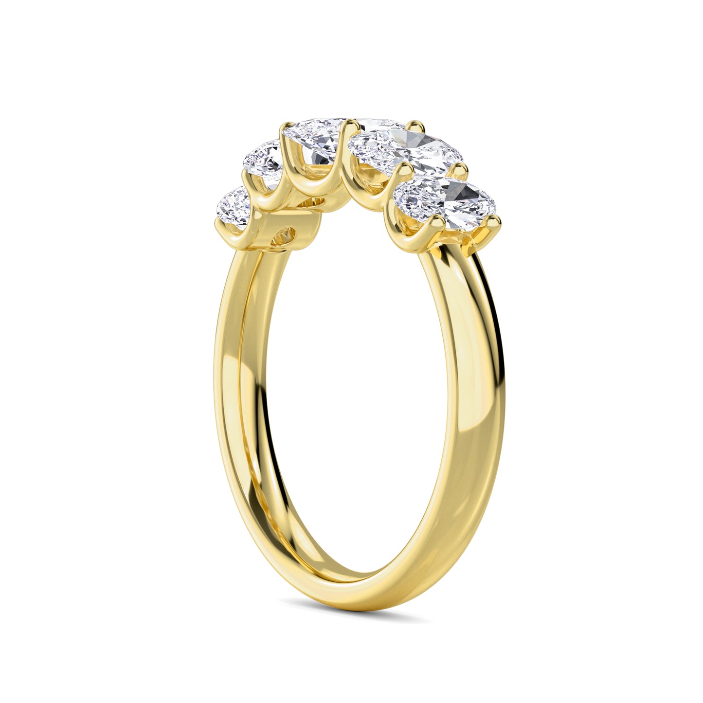 18 KT Gold Lab Grown Diamond Ring for Women