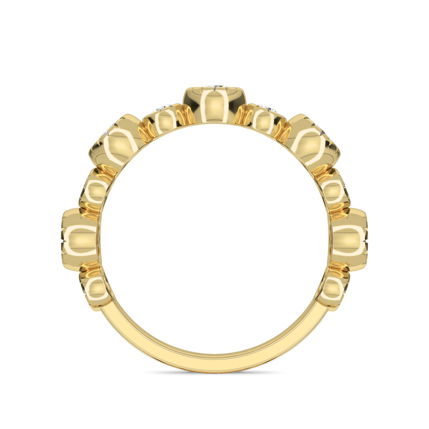 18 KT Gold Lab Grown Diamond Ring for Women