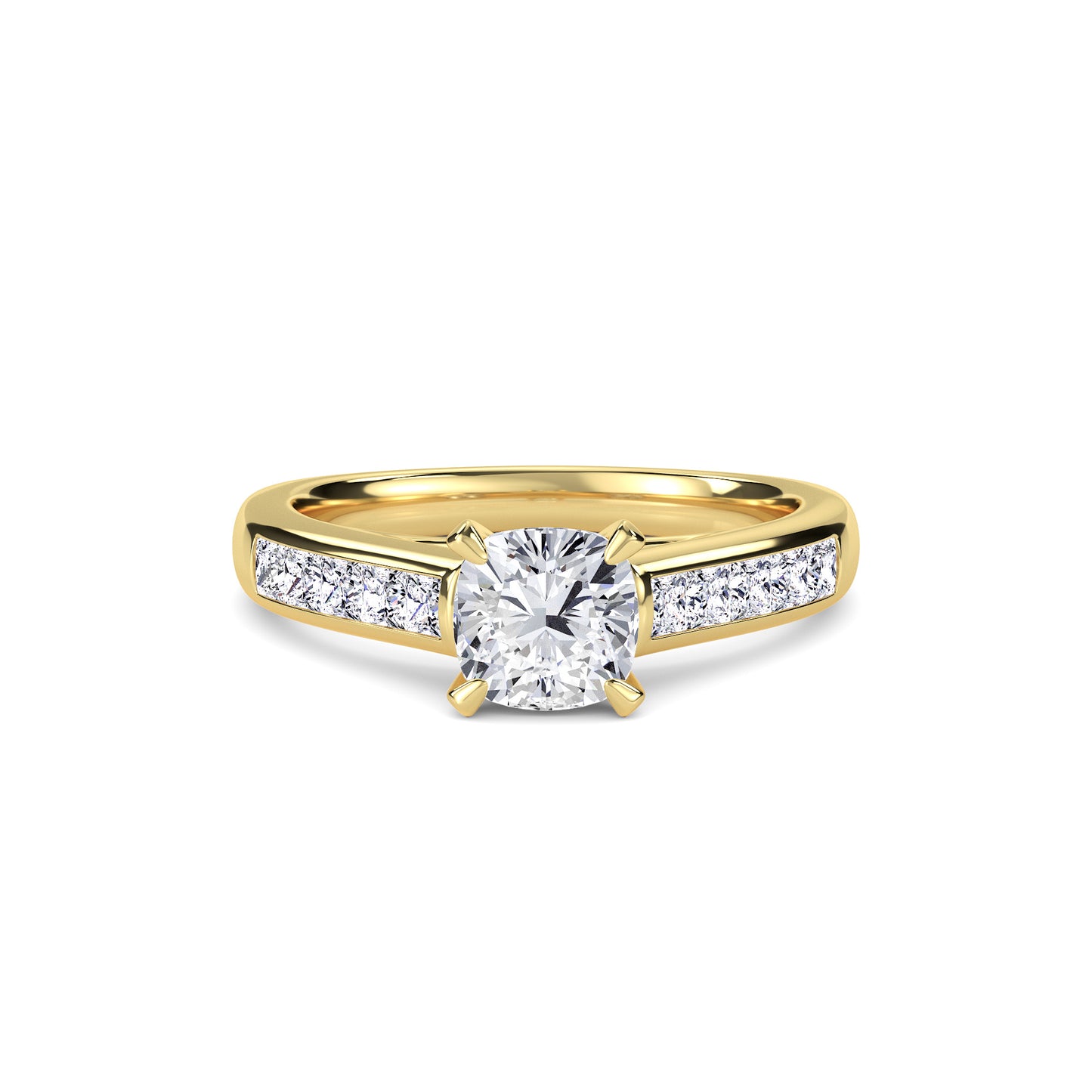 18 KT Gold Lab Grown Diamond Ring for Women