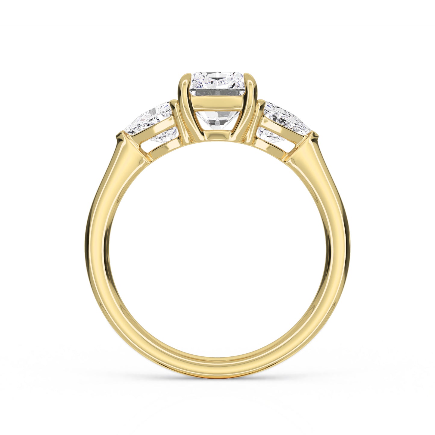 18 KT Gold Lab Grown Diamond Vintage-Inspired Wedding Ring for Women