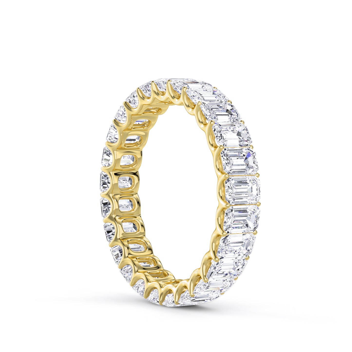 18 KT Gold Lab Grown Diamond Infinite Elegance Ring for Women