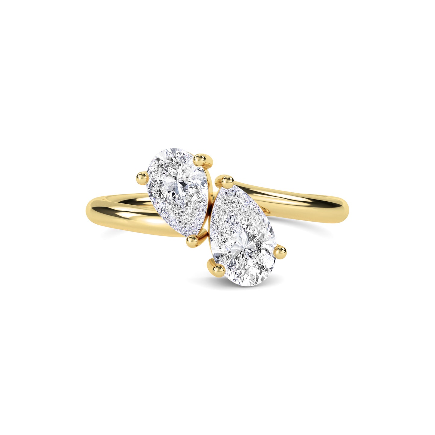 18 KT Gold Lab Grown Diamond Ring for Women