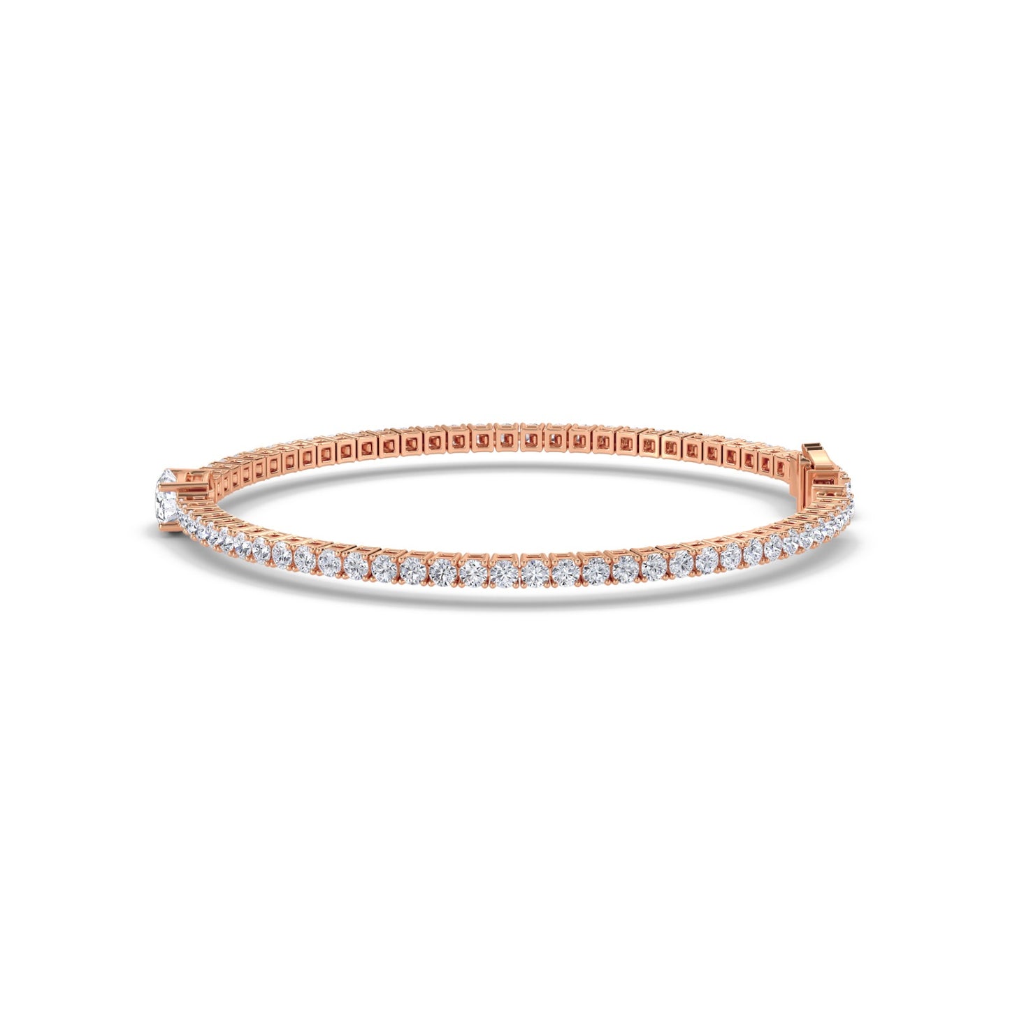 18 KT Gold Lab Grown Diamond Link Bracelets for Women