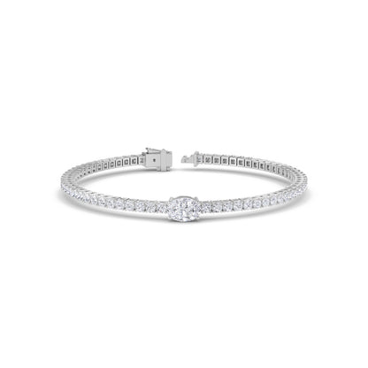 18 KT Gold Lab Grown Diamond Link Bracelets for Women