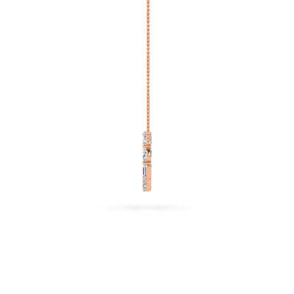 18 KT Gold Lab Grown Diamond Pendant